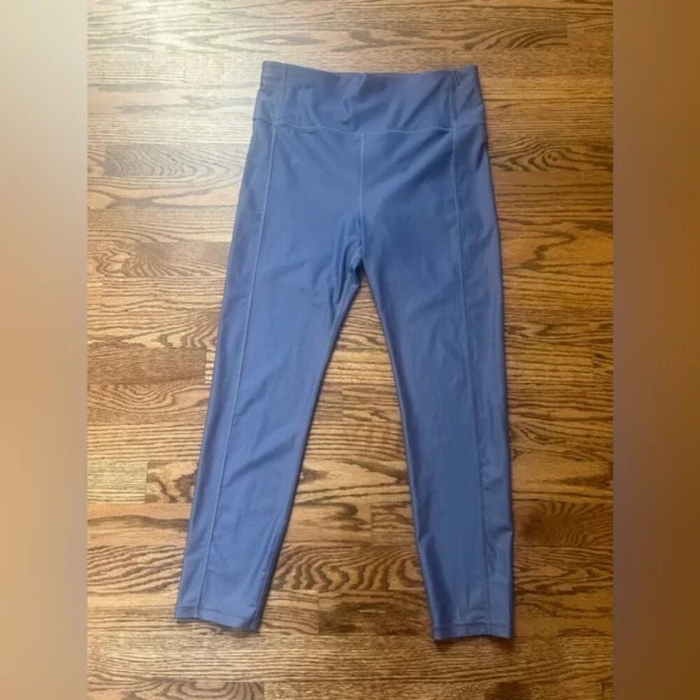 Sweaty Betty 7/8 Leggings In Blue Size Large NWOT